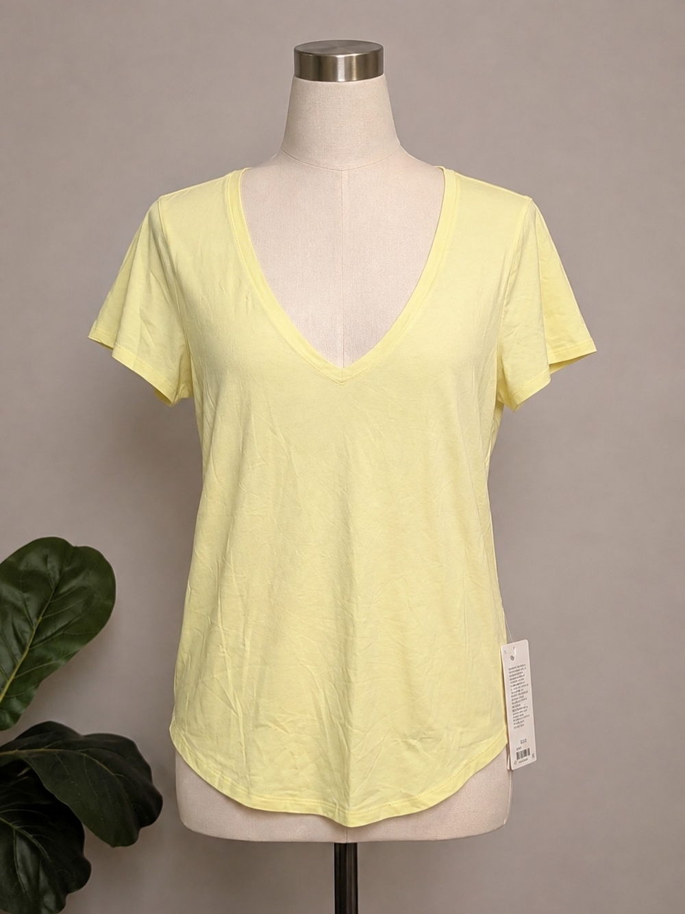 NWT Lululemon Love Tee- Light Yellow